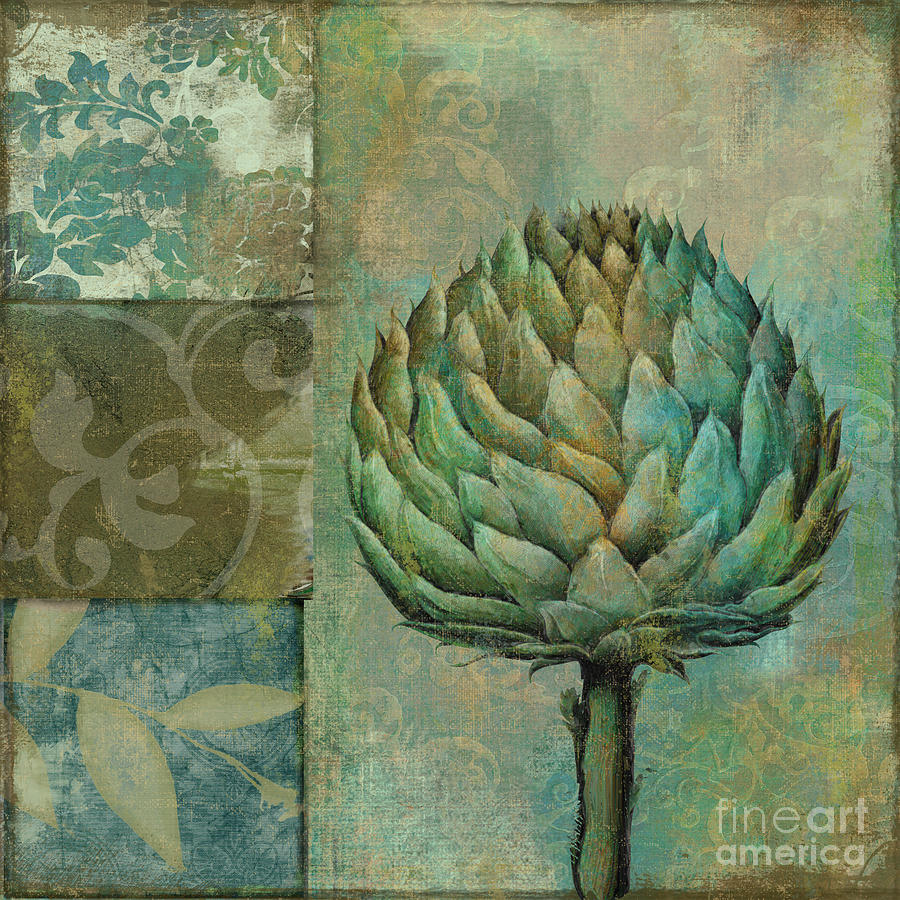 Vegetable Painting - Artichoke Margaux by Mindy Sommers