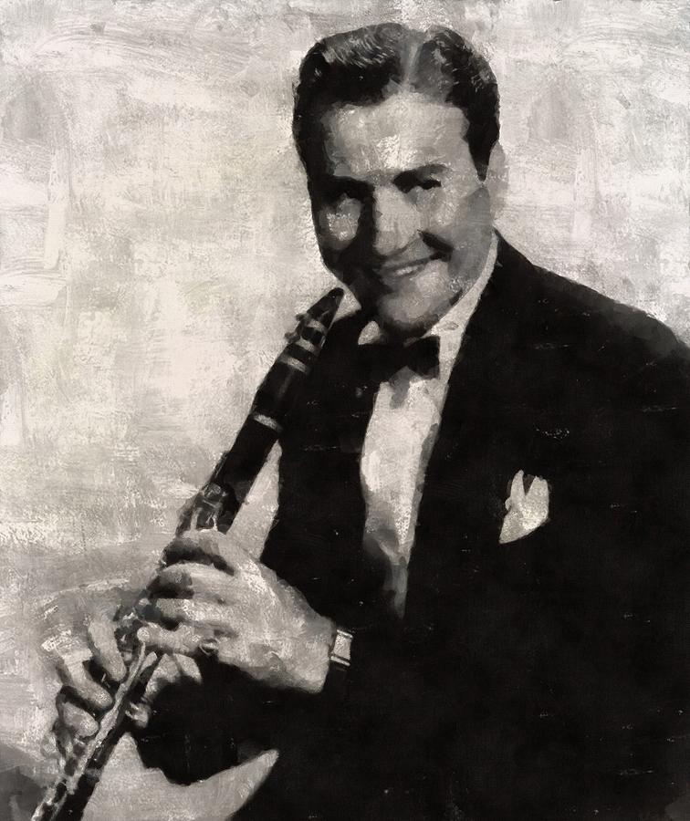 Artie Shaw, Musician Painting