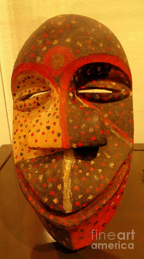 artifact mask of angola photograph by john potts