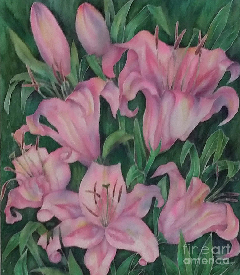 Lilias Painting by Elena Mayba - Fine Art America