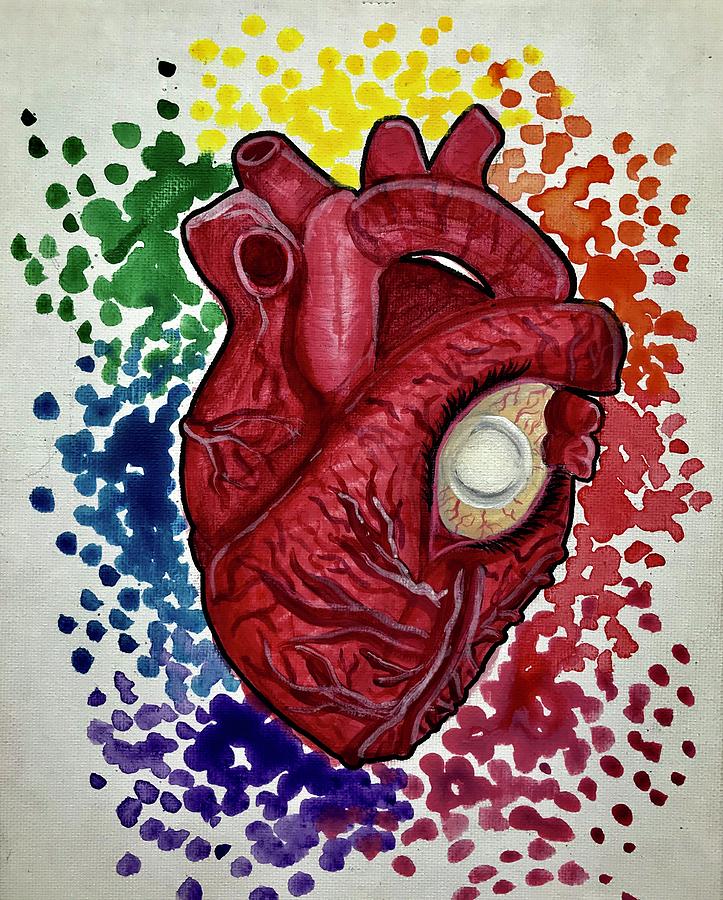 Blind Heart Painting by Josiah Polley - Pixels