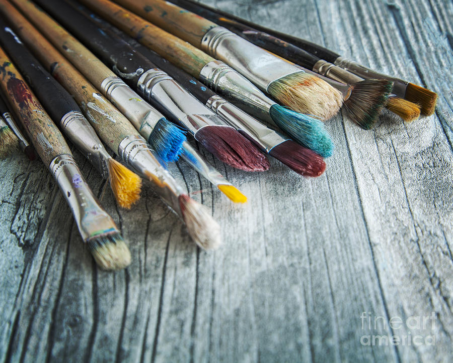 Artist paintbrushes by Sophie McAulay