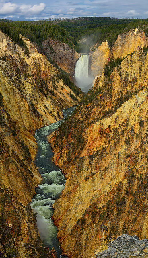 Artist Point Vertical Panorama Photograph by Greg Norrell