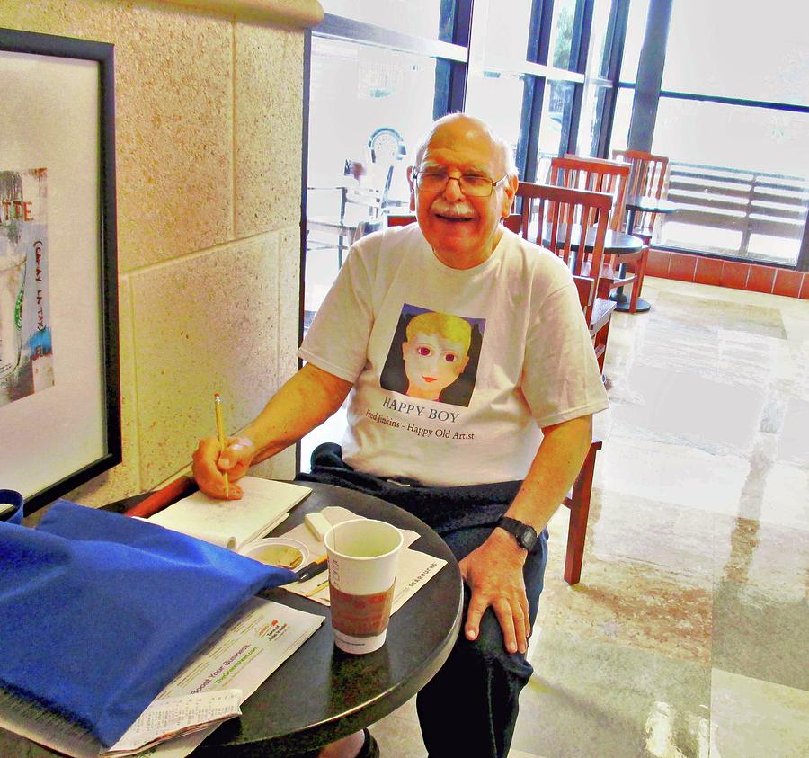 Artist Sketching by Fred Jinkins Artist Sketching by Fred Jinkins
