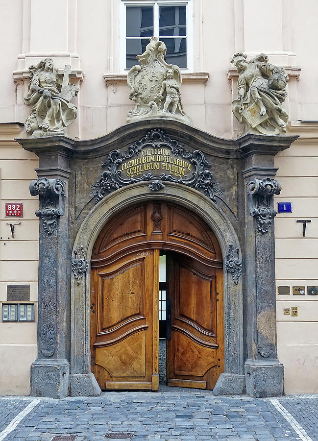 Artistic Ornate Door In Prague Photograph by Rick Rosenshein