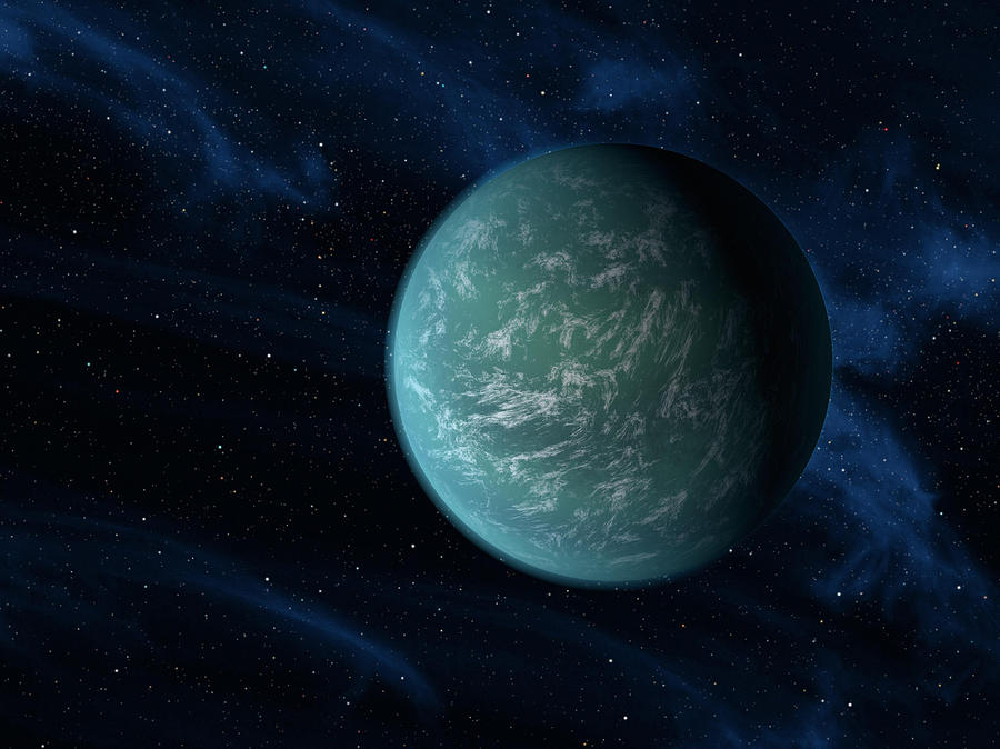 Artists Concept Of Kepler 22b, An Digital Art By Stocktrek Images ...