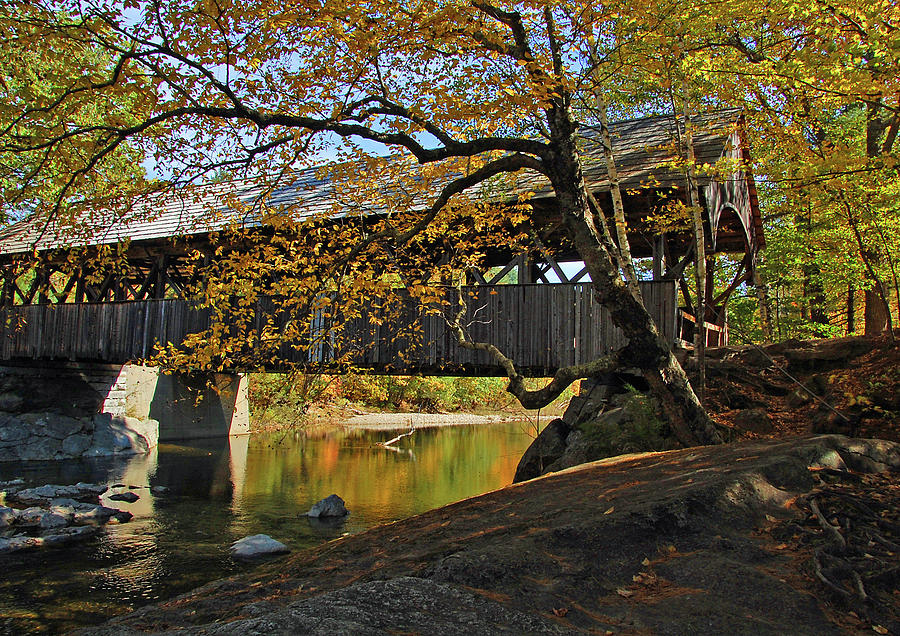 Artists Covered Bridge Photograph by Ben Prepelka