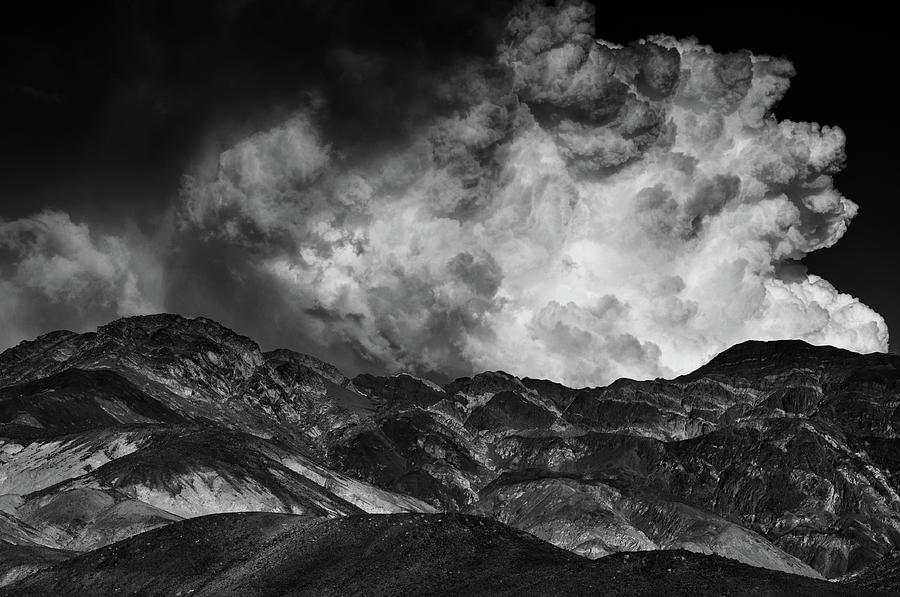 Artists Drive Black And White Clouds Photograph by Kyle Hanson