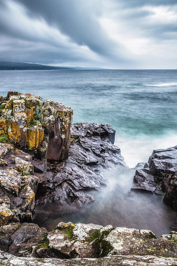 Artist's Point Stormy Weather Grand Marais, MN Photograph by Lloyd