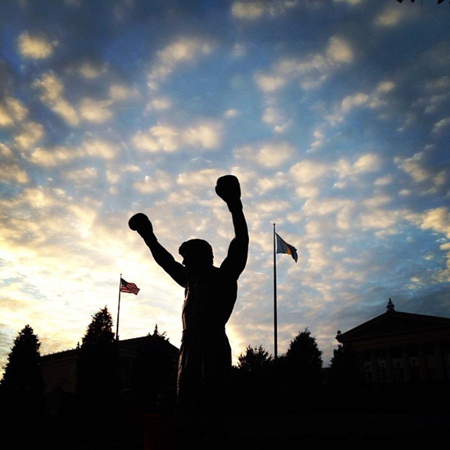 Philly Photograph - #artmuseum #philly #rocky by Melanie Conway