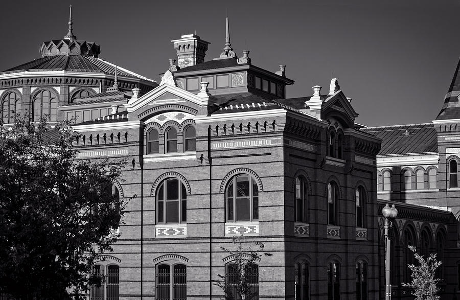 Arts and Industries Building In Black and White Photograph by Greg and Chrystal Mimbs