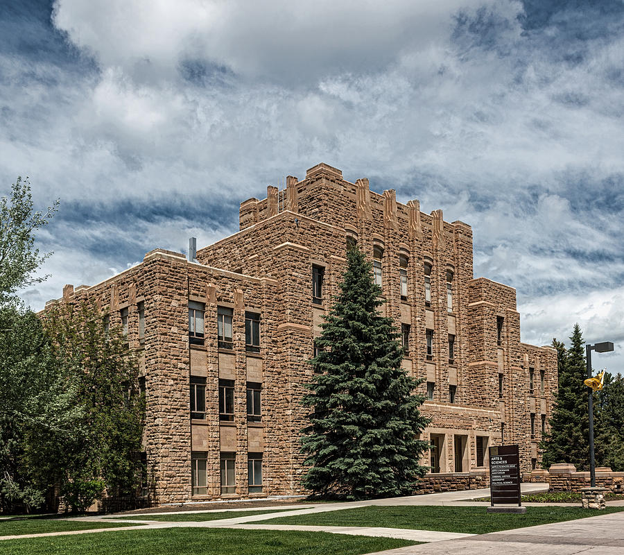 University Of Wyoming Photograph - Arts And Sciences Building - University Of Wyoming by Mountain Dreams