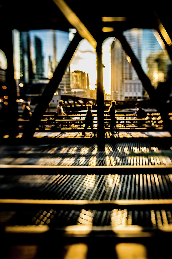 Artsy Chicago bridge scene  Photograph by Sven Brogren