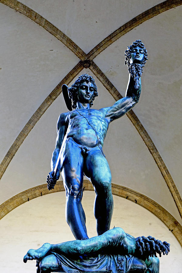 Artwork In The Piazza Della Signoria In Florence Italy Photograph by Rick Rosenshein