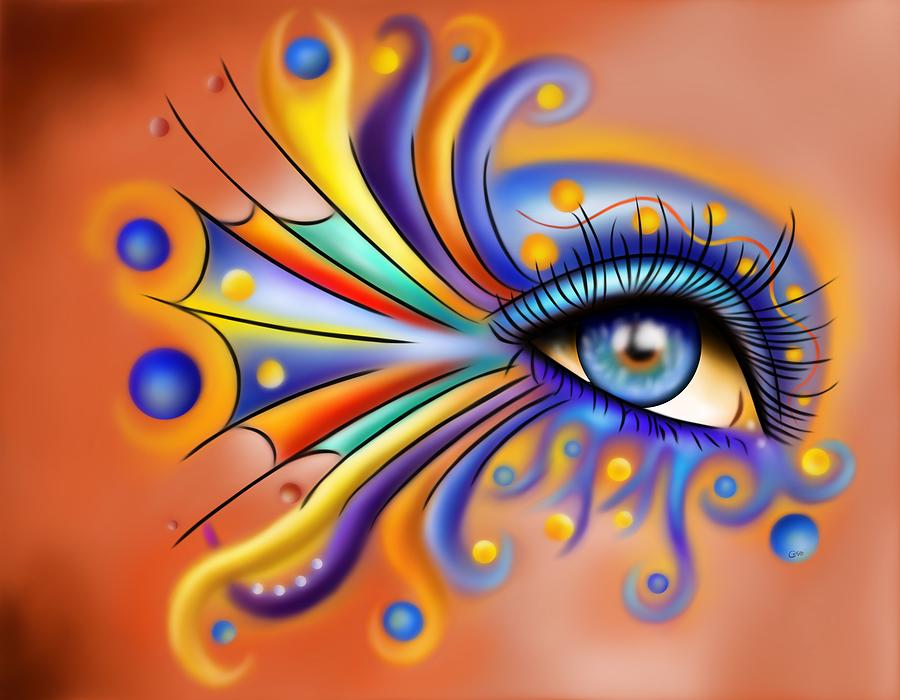 Digital Painting - Arubissina V1 - fish eye by Cersatti