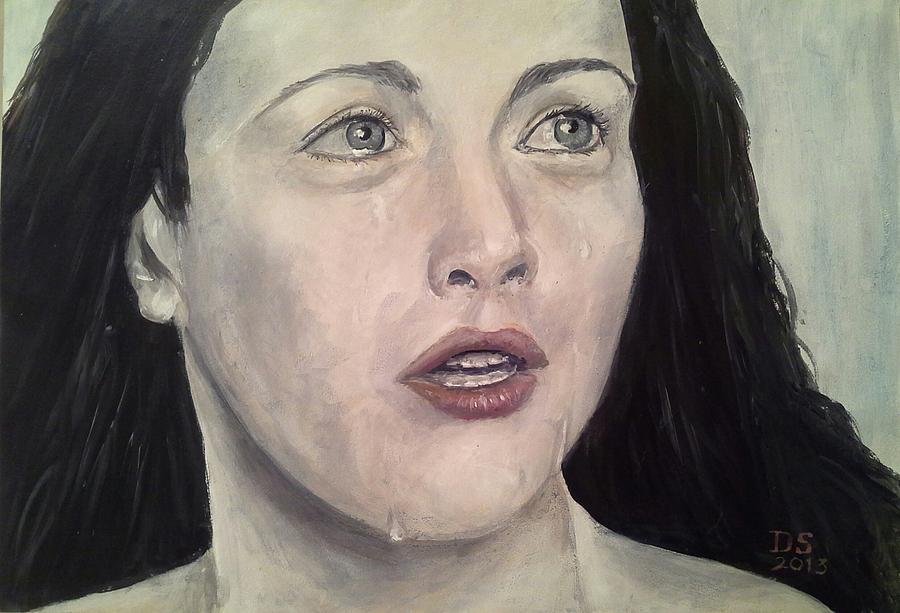 Liv Tyler Painting - Arwens fate  by Duncan Sawyer