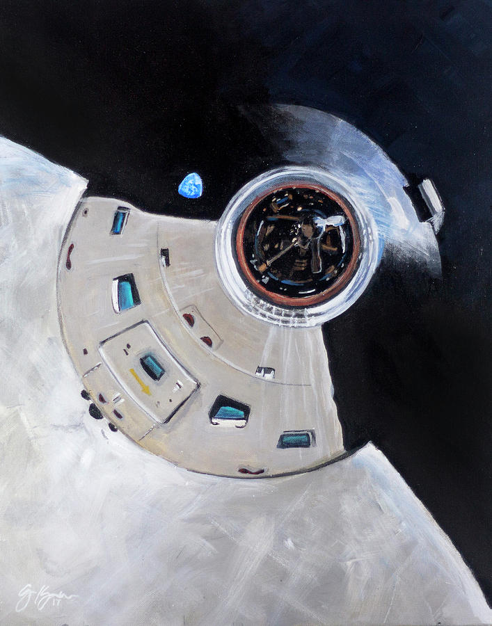 Apollo 8 Painting - AS-503 Apollo 8 by Simon Kregar