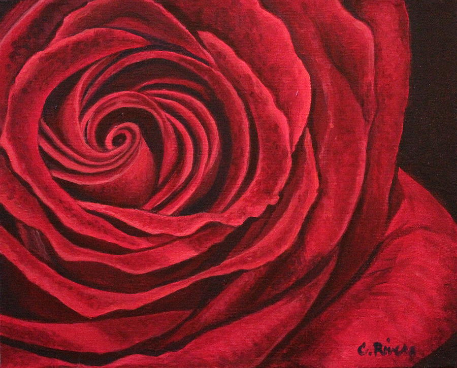As Sweet A Rose Painting by Christine Rivers