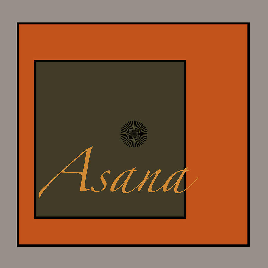 Asana Digital Art by Kandy Hurley