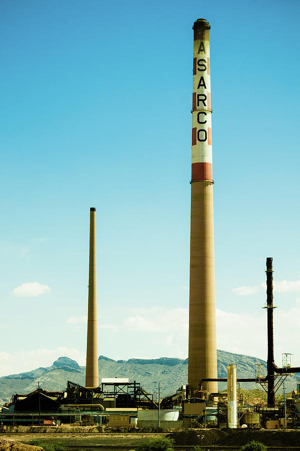ASARCO Smokestack Photograph by SR Green