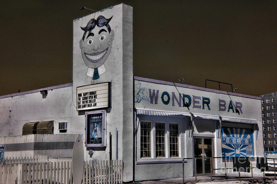 Asbury Park The Wonder Bar in Infared Photograph by Paul Ward