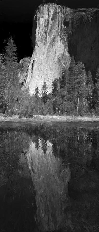 Yosemite National Park Digital Art - Ascend the Wall II by Jon Glaser