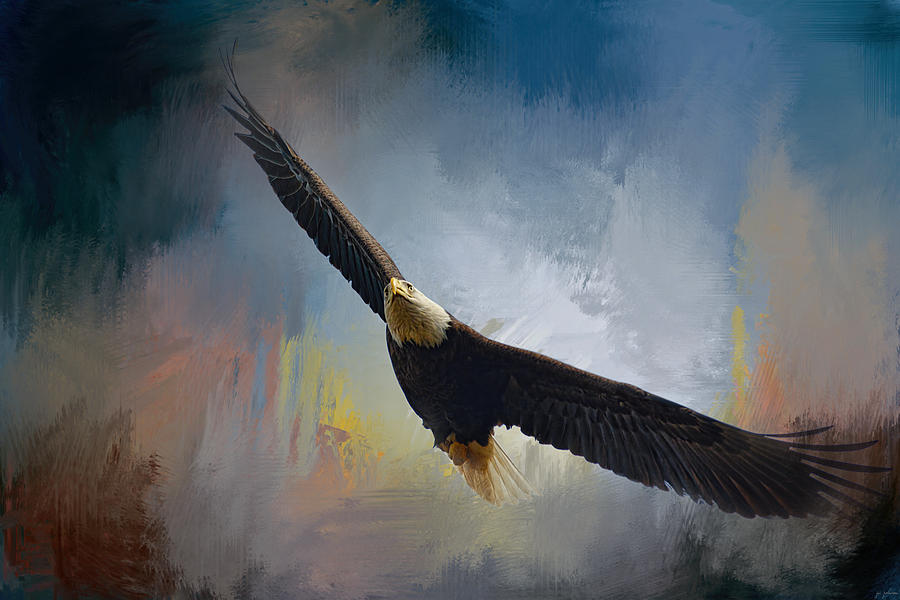 Eagle Photograph - Ascending by Jai Johnson