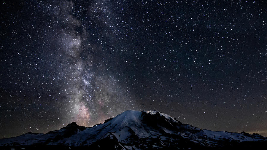 Milky Way Photograph - Milky Way Climbers by Chris Burns