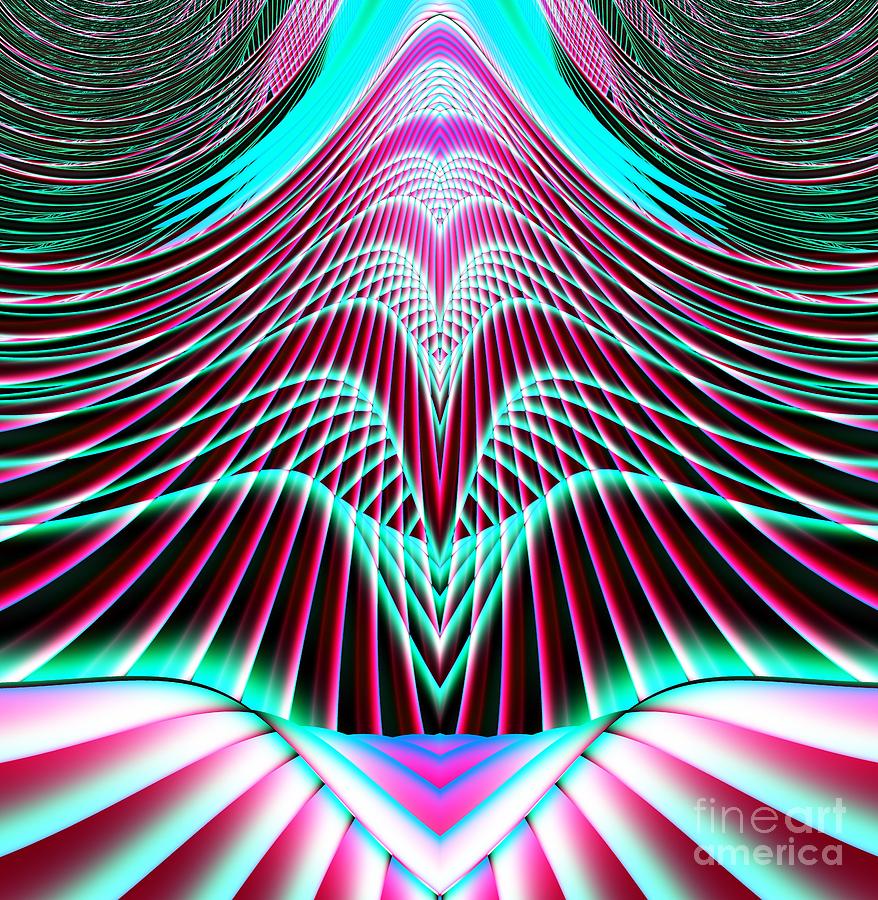Abstract Digital Art - Ascension into Heaven by Rose Santuci-Sofranko
