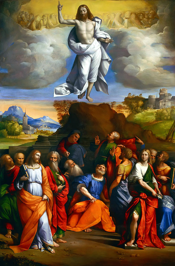 Jesus Christ Painting - Ascension of Christ by Garofalo