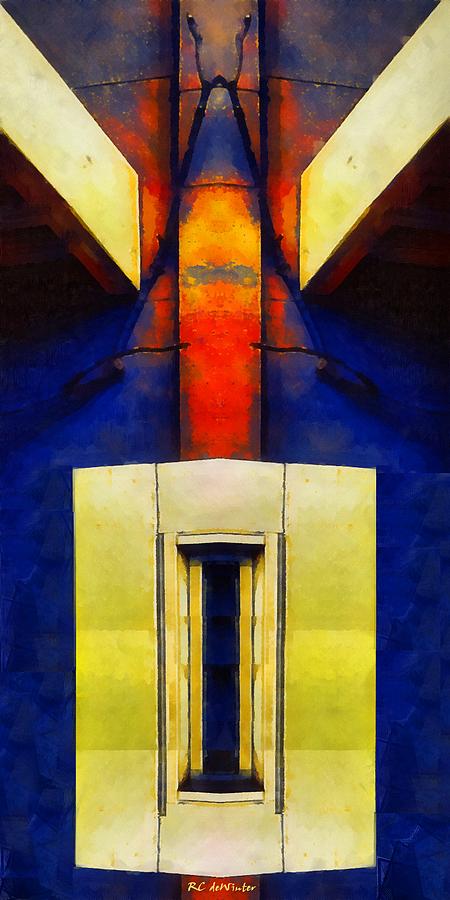 Abstract Painting - Ascension by RC DeWinter