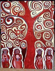 Tree Painting - ASD by Indrid Cole Tree Painting - ASD by Indrid Cole