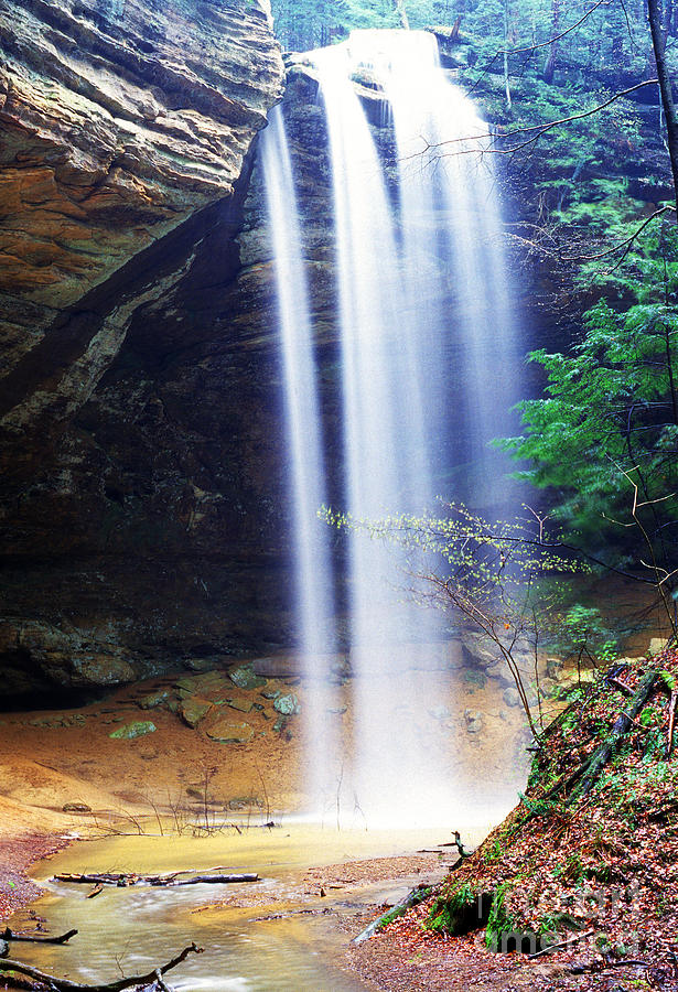 Ash Cave Waterfall Photograph by Thomas R Fletcher