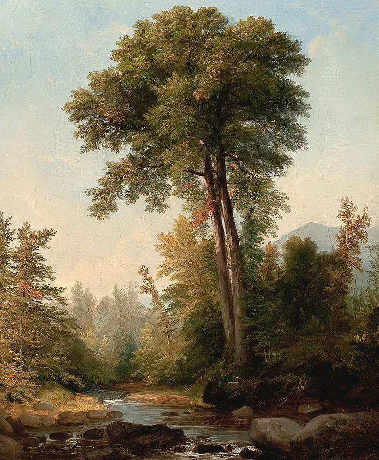 Asher Brown Durand Painting by MotionAge Designs