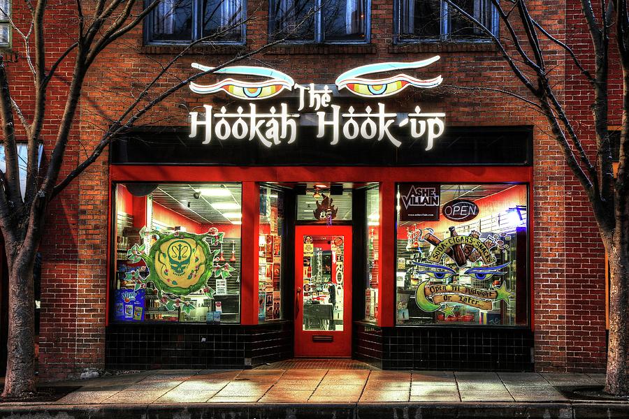 Ashevilles The Hookah Hook Up Shop Photograph by Carol Montoya