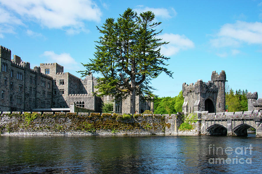 Ashford Castle and Cong River Photograph by Bob Phillips