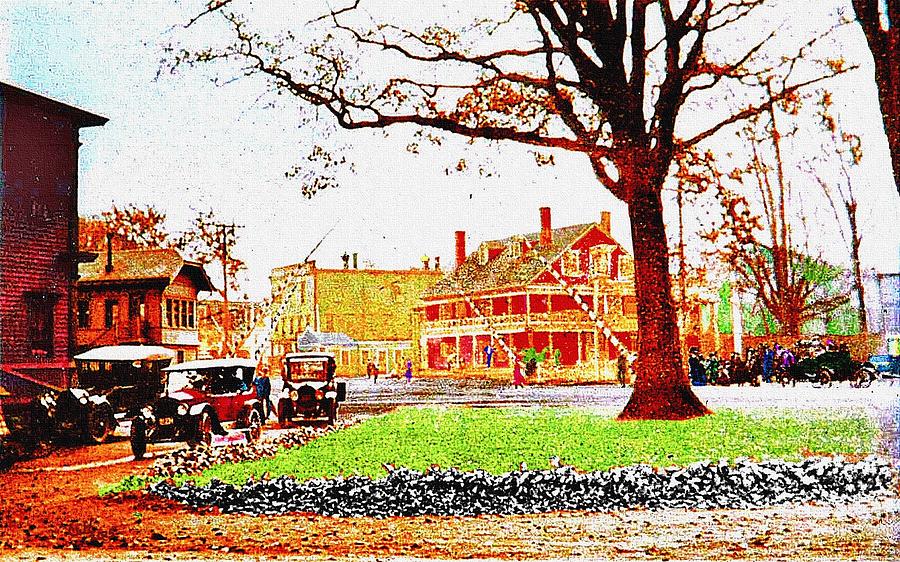 Ashland Square 1920s Painting by Cliff Wilson