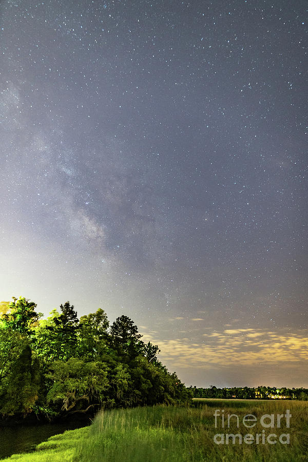 Ashley River Milky Way Photograph by Robert Loe