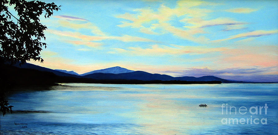 Landscape Painting - Ashokan Light by Linda Champanier Landscape Painting - Ashokan Light by Linda Champanier