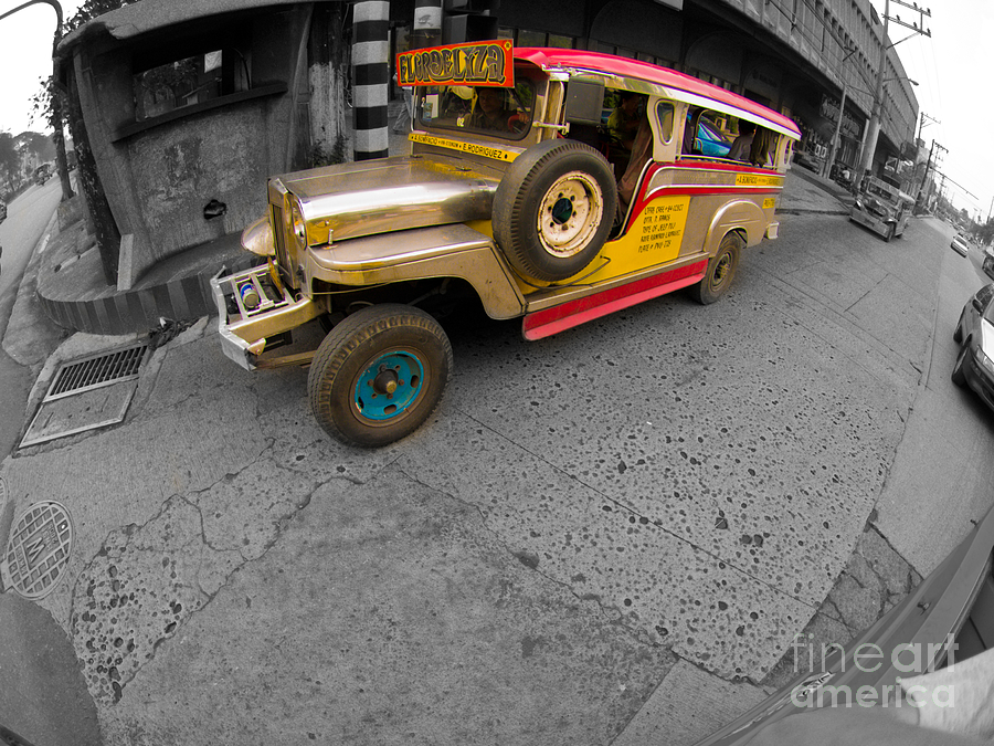 Asia Philippines Jeepney 6272537SC Photograph by Rolf Bertram