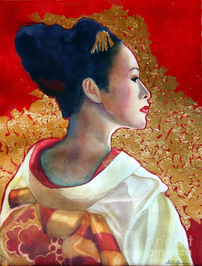 Portrait Painting - Asian 1 by Gail Zavala