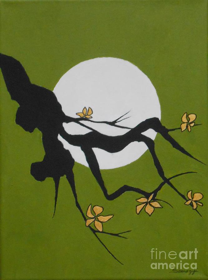 Asian Branch Icon No. 1 by Jayne Somogy Asian Branch Icon No. 1 by Jayne Somogy
