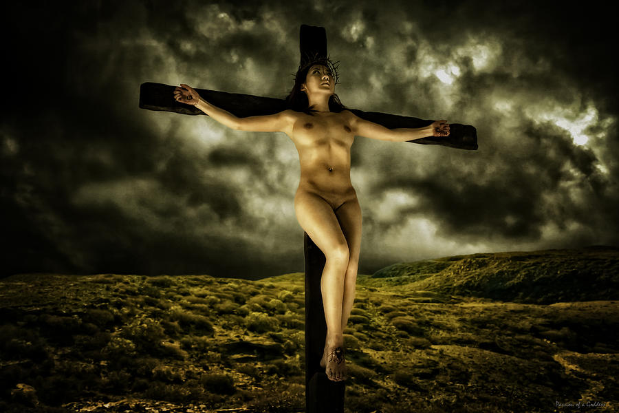 Landscape Photograph - Asian Jesus Crucifix V by Ramon Martinez