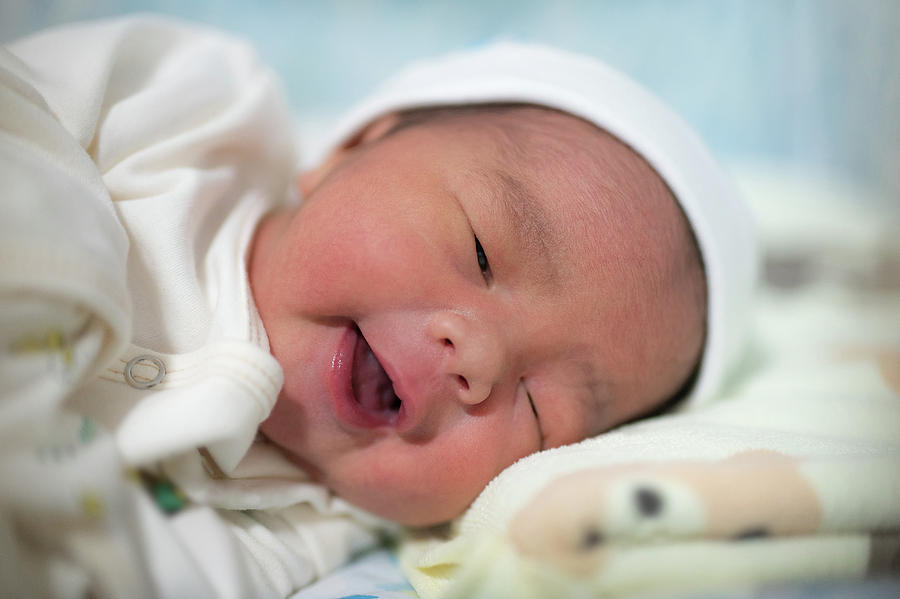 Asian New born Baby sleep Photograph by Anek Suwannaphoom