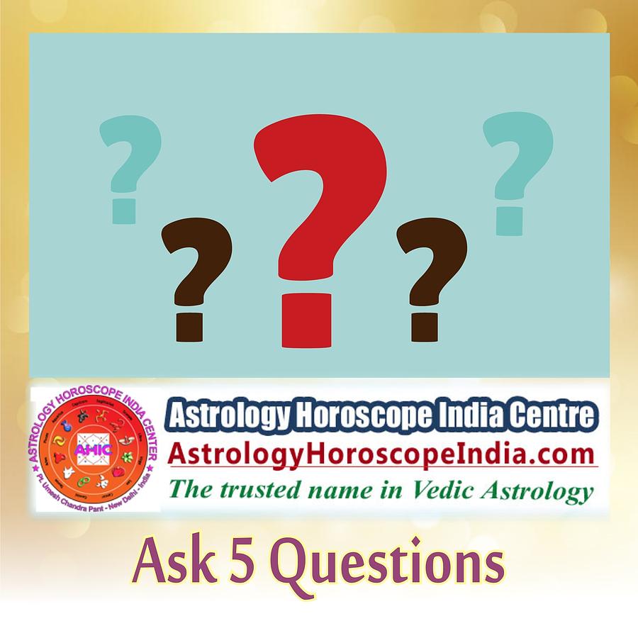 Ask 5 Questions Relief By Astrology Horoscope India Center Fine Art America