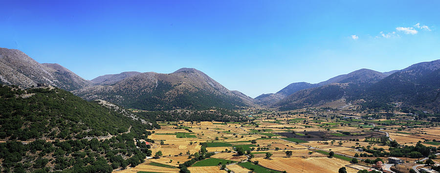 Askifou plateau panorama Photograph by Paul Cowan