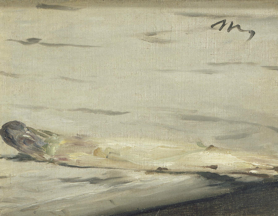 Asparagus Painting by Edouard Manet