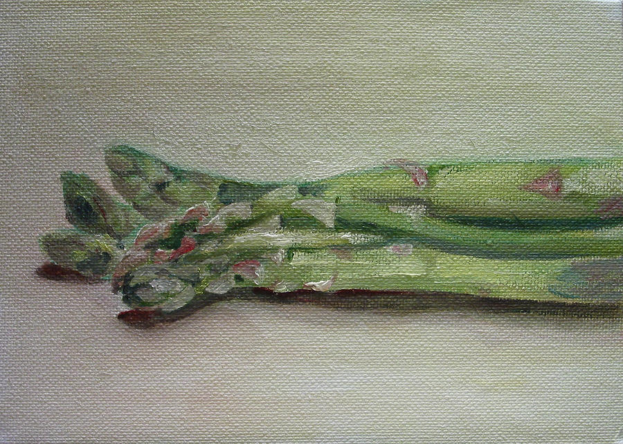Asparagus Painting by Sarah Lynch