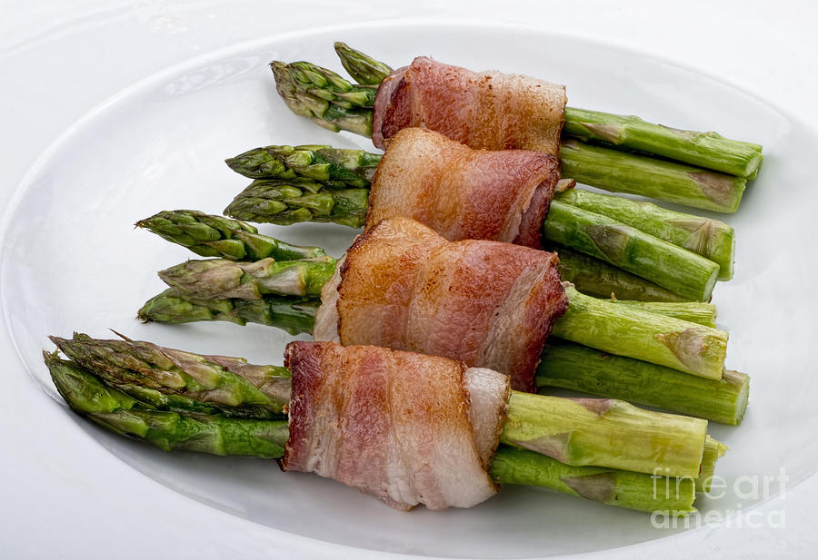 Asparagus Wrapped in Bacon. Photograph by W Scott McGill Fine Art America