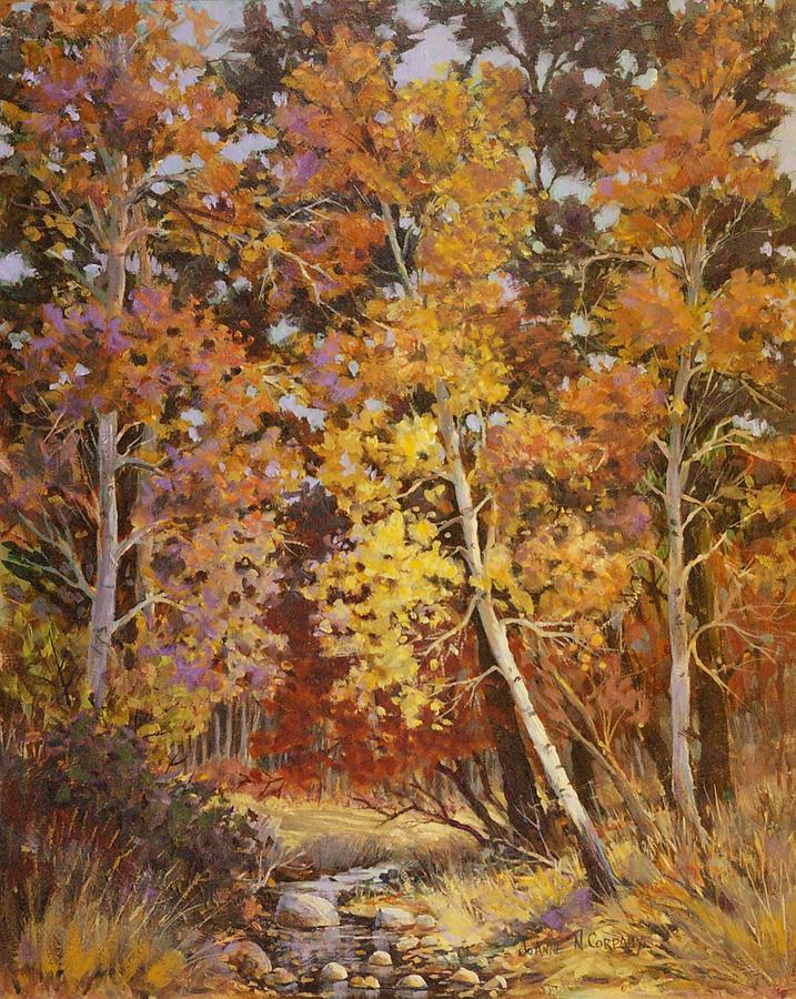 Aspen Creek Painting by JoAnne Corpany - Fine Art America